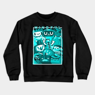 Cyan Doodle MINT MINT Crewneck Sweatshirt